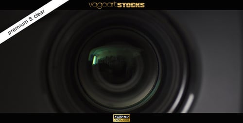 Camera Lens Close Up Reflection Macro Shot