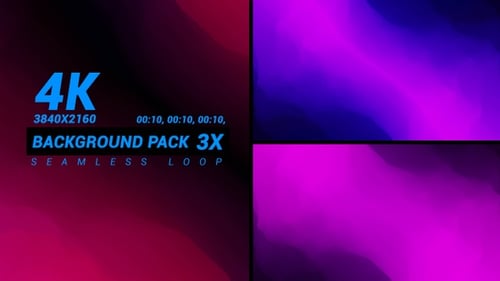 Abstract Fluid Looping Background Pack