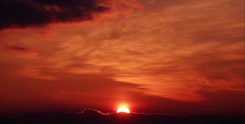 Big Sun at Sunset
