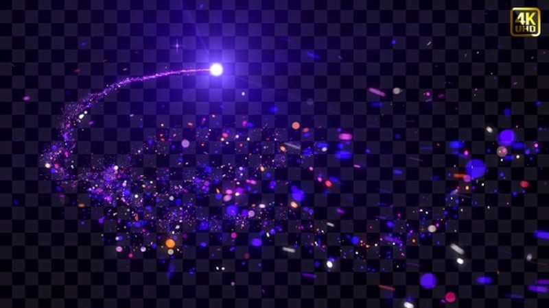 Subtle Floating Light Particles Overlay Pack, Overlays Motion Graphics ...