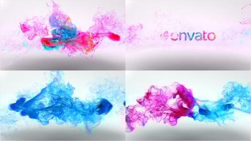 Colorful Particles Logo Reveal v3