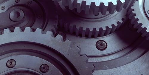 Seamless Loop Animation of Interlocking Metal Gears