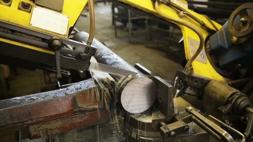 Saw Cutting Metal