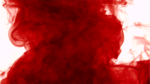 Red Ink Jet in Water 3