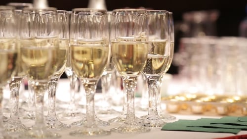 Alcoholic Drinks At The Presentation