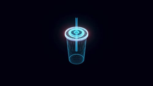 Soda Cup Hologram Hd