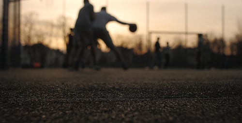 Straßen-Basketball