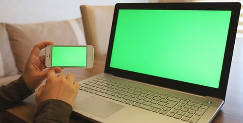 Using Phone with Laptop Green Screen