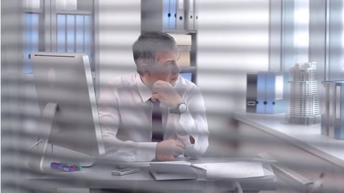 Businessman Solving Complex Business Problems