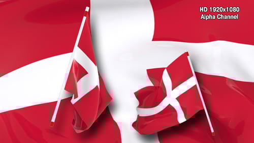 Waving National Flags Animated Transitions