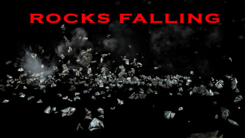 Fallende Steine