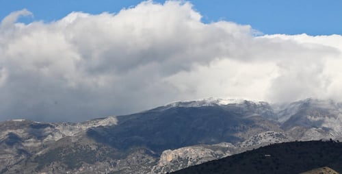 Mountain With Clouds 02