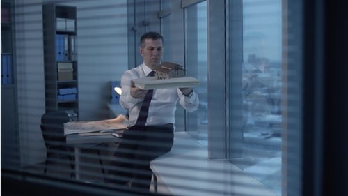 Engineer, Architect Stays Late at the Office