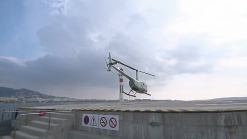 Despegue del helicóptero