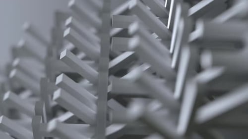 background of geometric shapes in random animation