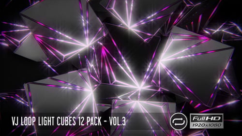 VJ Loops Light Cubes Vol.3 - 12er-Pack