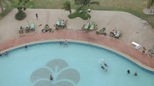 Swimming Pool Crowd