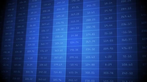 Business, Finance And Technology Background Of Stock Market Price Change On Wall Street