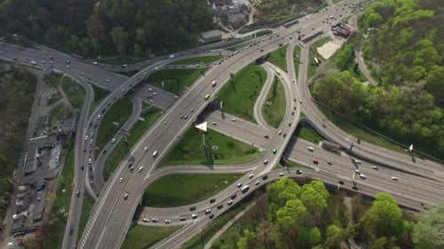 Vehicles Traffic On Highway