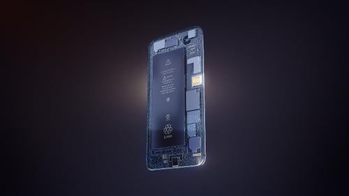 SIM Card is Inserted into the Smartphone