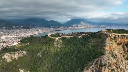 Alanya Castle Alanya Kalesi Aerial View