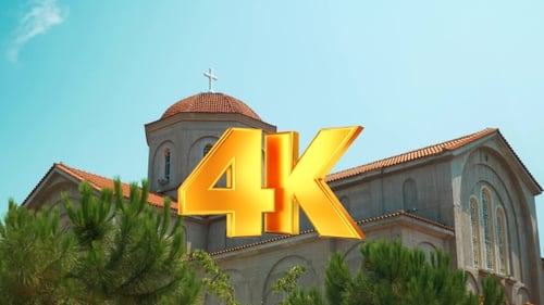 Big Christian Church In Peraia, Greece
