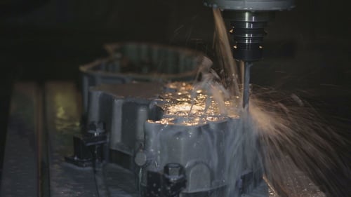 Componente del motor de perforación
