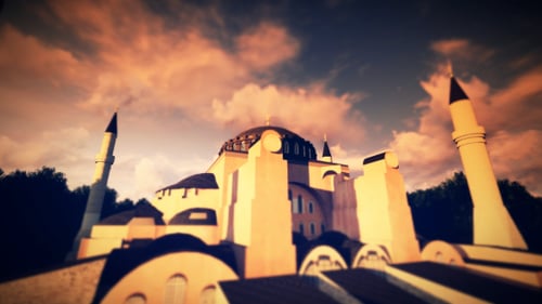 3D Mosquée Sainte-Sophie