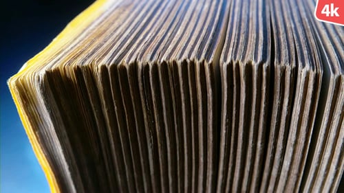 Abstract Close Up of Book Pages