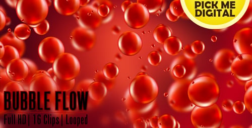 16 Bubble Flow Footage Pack