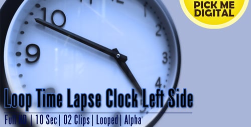 Loop Time Lapse Clock Left Side