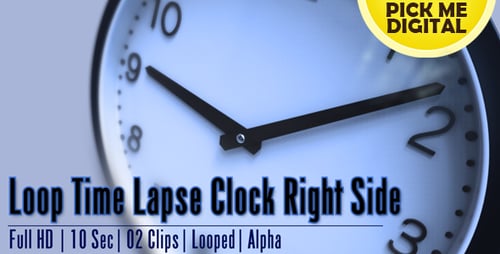 Loop Time Lapse Clock Right Side