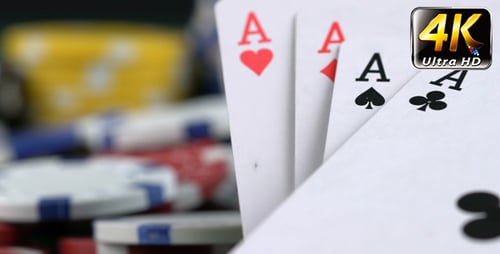 Gambling Poker Cards Concept