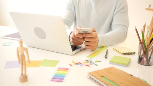 Text Messaging for Work in Studio