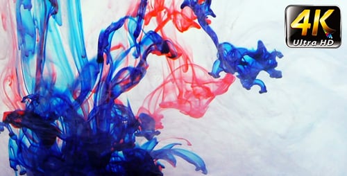 Peinture abstraite colorée à l'encre 2