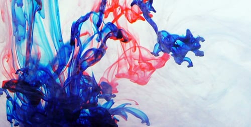 Peinture abstraite colorée à l'encre 2