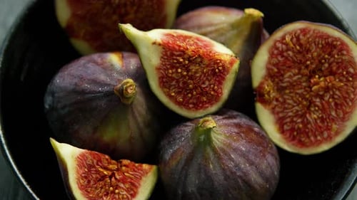 Sweet Figs in Bowl