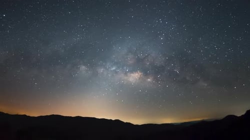 Milky Way Galaxy Time Lapse.