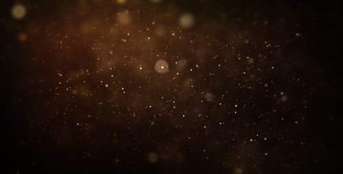 Lueur dynamique des particules