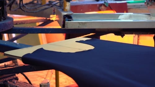 Garment Screen Printing Process With Automated Machine