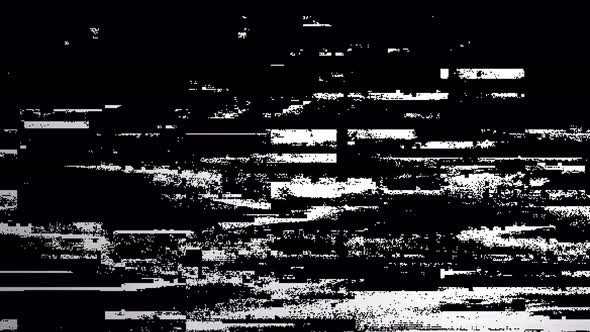 Digital Glitch Transition Corrupted Signal Effect, Overlays Motion ...