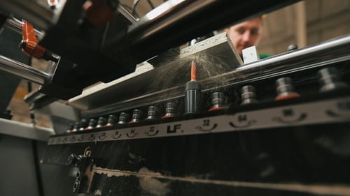 Working Drill Hole At Workshop