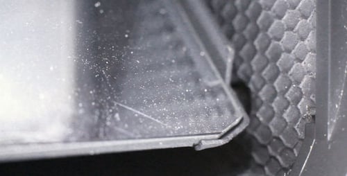 Close Up View of a Mechanical Device