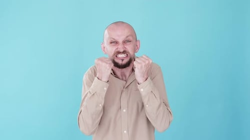 Hate Emotion Mad Guy Threatening Swearing Gif Loop