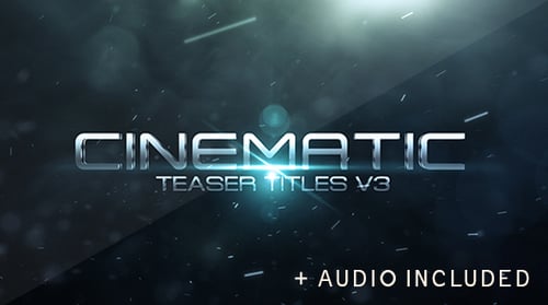 Dynamic Cinematic Trailer Title with Epic Light Reveal