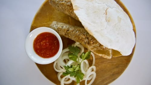 Grilled Meat With Onion