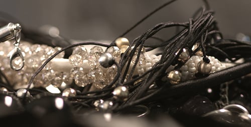 Jewelry Made of Glass and Stone