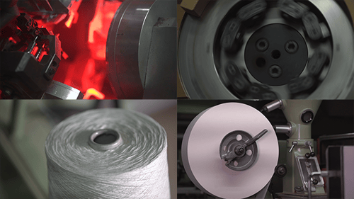 Close Up of Automated Machinery Working in Dim Light