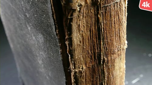 Weathered Spine of an Old Book