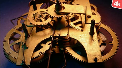 Clockwork Gears in Motion
